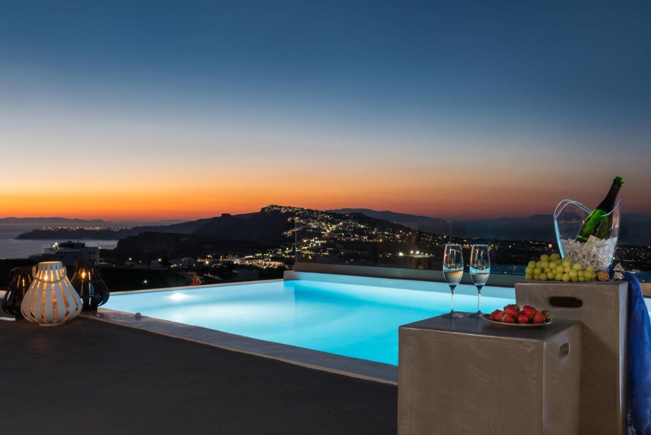 White & Co Santorini Villa Pyrgos Kallistis Luaran gambar