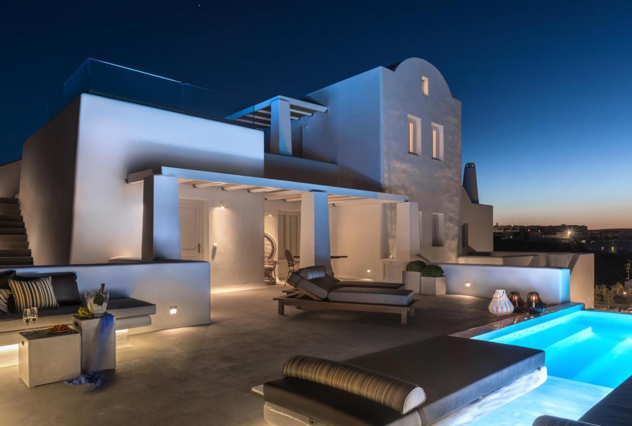 White & Co Santorini Villa Pyrgos Kallistis Luaran gambar