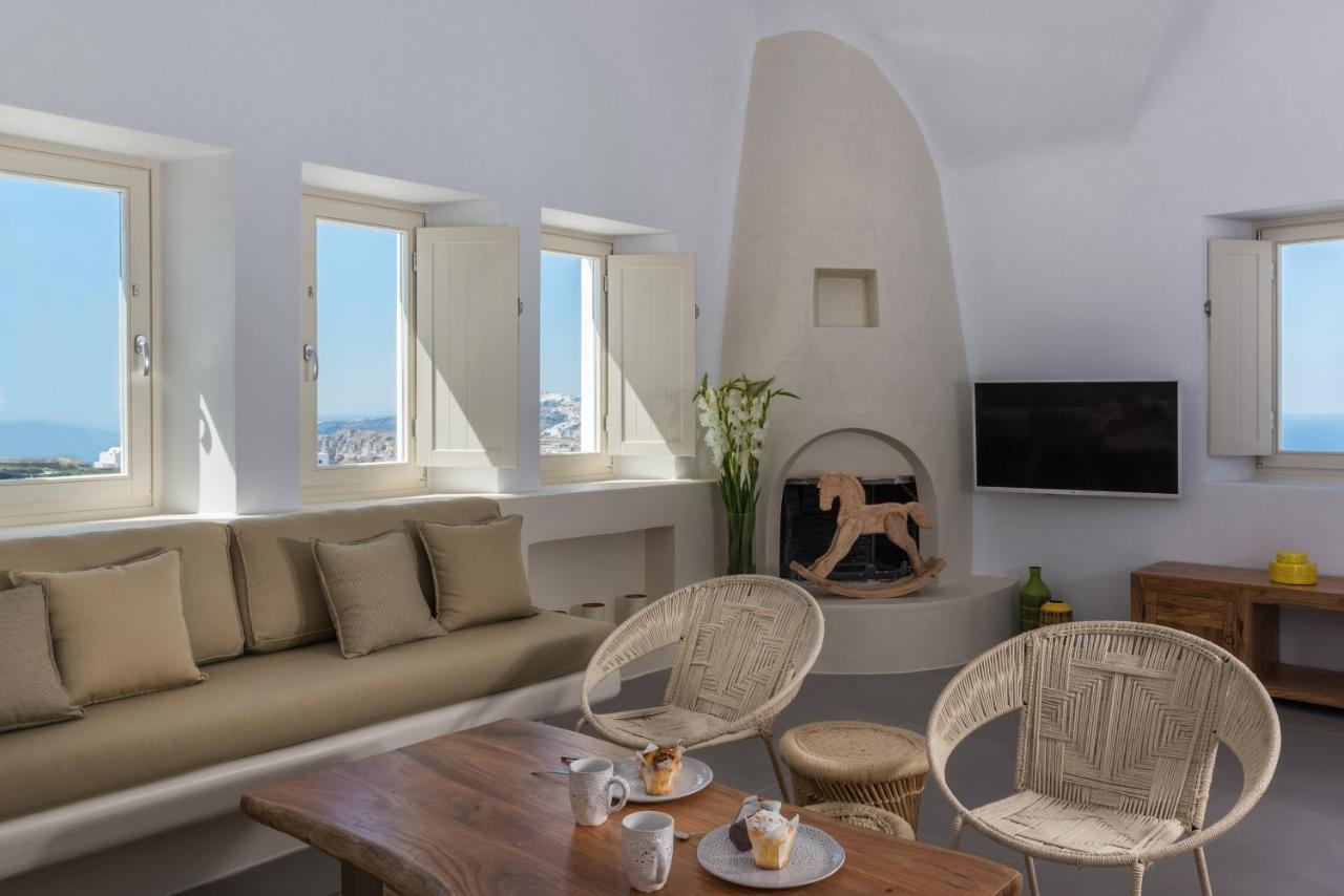 White & Co Santorini Villa Pyrgos Kallistis Luaran gambar