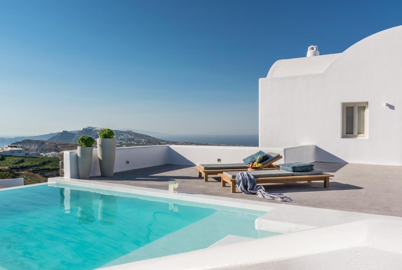White & Co Santorini Villa Pyrgos Kallistis Luaran gambar