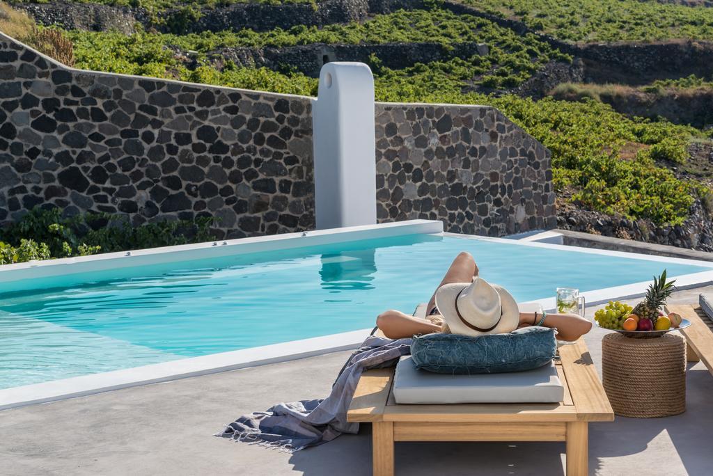 White & Co Santorini Villa Pyrgos Kallistis Luaran gambar